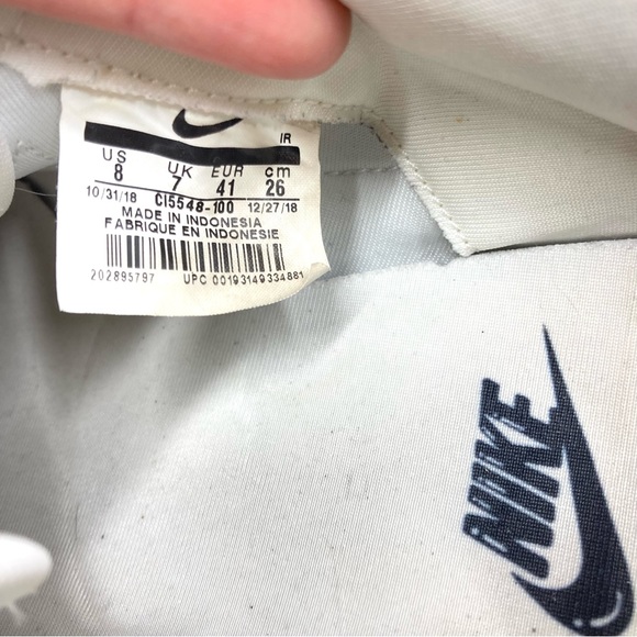 Nike Cortez Steve Harrington Earth Day Sneaker Shoes Size 8 White - Picture 14 of 16